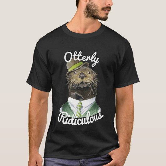 Otter Design Otterlyのばかばかしい Tシャツ (正面)