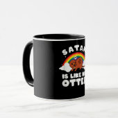 Otter Gift|サタン虹サタンはNo Otterに似ている マグカップ (正面左)