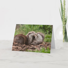 Otter Greeting Card カード