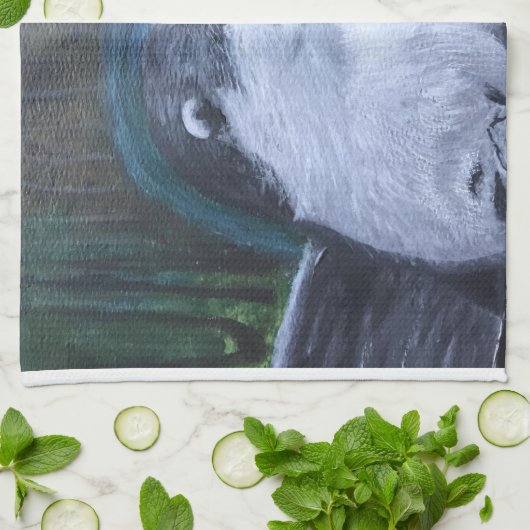 Otter kitchen tea towel キッチンタオル (折り畳み)