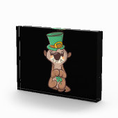 Otter leprechaunst patricks day| Gift for mom フォトブロック (右)