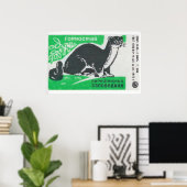 Otter - Matchbox Print - Aesthetic Wall Art ポスター (ホームオフィス)