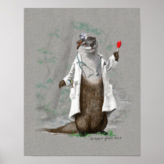 Otter Medicine -プリントまたはポスター ポスター