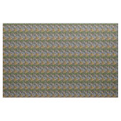 Otter Photo Collage、Combed Cotton Material ファブリック (ヤード)