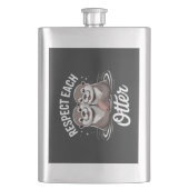 Otter Respect Each Other Funny フラスク (正面)