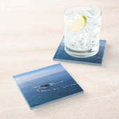 Otter Rock, Cape Foulweather, Newport，オレゴン ガラスコースター (アングル)