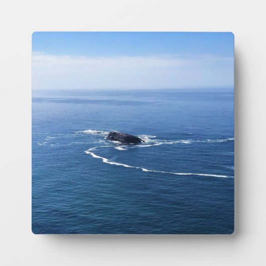 Otter Rock, Cape Foulweather, Newport,オレゴン フォトプラーク (正面)