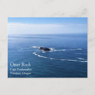 Otter Rock, Cape Foulweather, Newport，オレゴン ポストカード