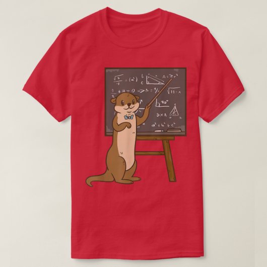 Otter Science先生 Tシャツ (デザイン正面)