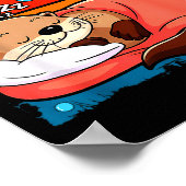 Otter Sleeng Animal Pajamas Nap Pjs Outfit Sea Ott ポスター (角)