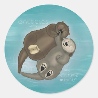 Otter Snugglesシール ラウンドシール