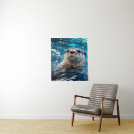 Otter Swimming タペストリー