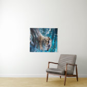 Otter Swimming タペストリー (インサイチュ(横))