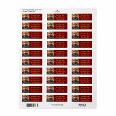 Otter Symbolismフローラアドパーソナライズされたレス ラベル (フルシート)