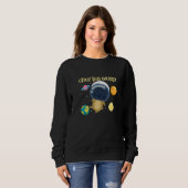 Otter This World Space Planets Astronomy Astronaut スウェットシャツ (正面フル)