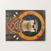 Otter Totem – Playful Deco Spirit ジグソーパズル (横)