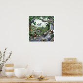 「Otter Twin魔法」のポスター縁ど ポスター (キッチン)