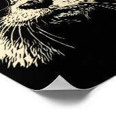 Otter Wearing Sungles Graphic Otter Shirt Men Wome ポスター (角)