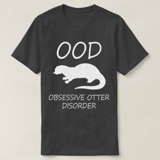 Otter - WOOD強迫性耳障 Tシャツ (デザイン正面)