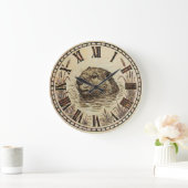 Otter Wooden Wall Clock ラージ壁時計 (ホーム)