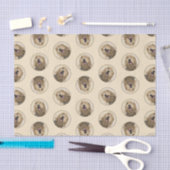 Otterhound 絵を描's Black and Tanオリジナルドッグアート 薄葉紙 (クラフト)