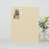 Otterhound 絵画's – かわいいオリジナルドッグアート (スタンド正面)