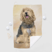 Otterhound 絵画's – かわいいオリジナルドッグアート ゴルフタオル (インサイチュ)