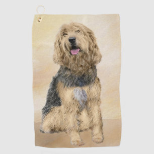 Otterhound 絵画's – かわいいオリジナルドッグアート ゴルフタオル