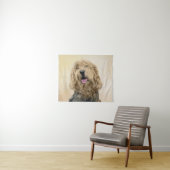 Otterhound 絵画's – かわいいオリジナルドッグアート タペストリー (インサイチュ(横))