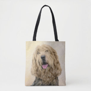 Otterhound 絵画's – かわいいオリジナルドッグアート トートバッグ