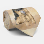 Otterhound 絵画's – かわいいオリジナルドッグアート ネクタイ (ロール)
