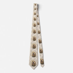 Otterhound 絵画's – かわいいオリジナルドッグアート ネクタイ