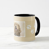 Otterhound 絵画's – かわいいオリジナルドッグアート マグカップ (正面右)