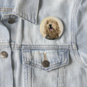 Otterhound 絵画's – かわいいオリジナルドッグアート 缶バッジ (インサイチュ)