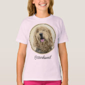 Otterhound 絵画's – かわいいオリジナルドッグアート tシャツ (正面)