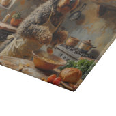 Otterhound Cooking in Kitchen カッティングボード (角)
