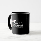 Otterhound (I Love)マグ マグカップ (正面左)