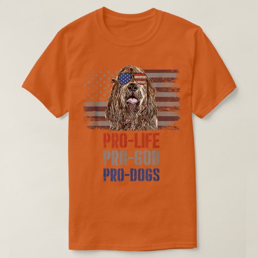 Otterhound Pro Life Pro God Pro Dogs Tシャツ (デザイン正面)