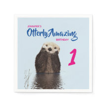 Otterly Amazing誕生日かわいいOtter写真