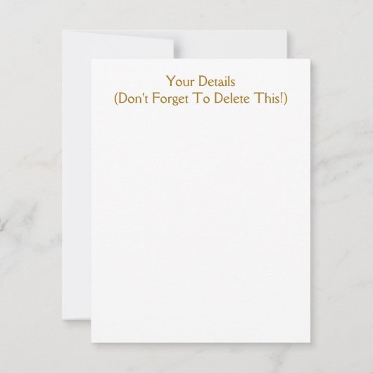 OTTERS招待状 (裏面)