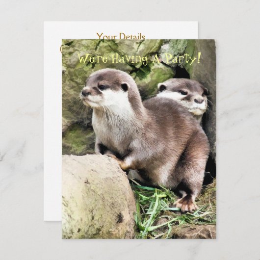 OTTERS招待状 (正面/裏面)