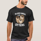 Otters遊 Shirt Otter Punギフト付きおもしろいのWell Tシャツ (正面)