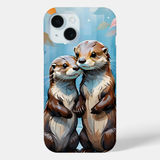 Otters iPhone 15ケース