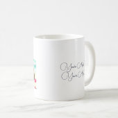 Otters Couple in Love コーヒーマグカップ (正面右)