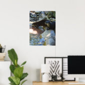 Otters Drink, Poster ポスター (ホームオフィス)