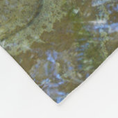 Otters Drinking, Medium Fleece Blanket フリースブランケット (角)