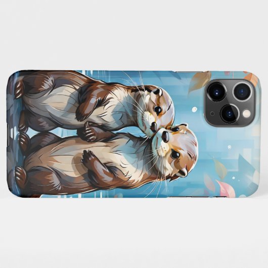 Otters iPhoneケース (裏面横)