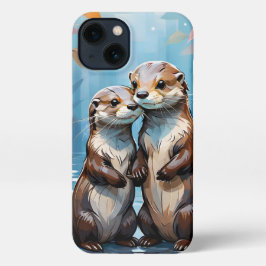 Otters iPhone 13ケース