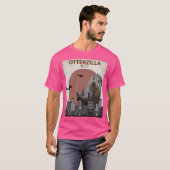 Otterzilla – 巨大なオッターモンスター tシャツ (正面フル)