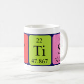 Ottis周期テーブル名mug コーヒーマグカップ (正面右)